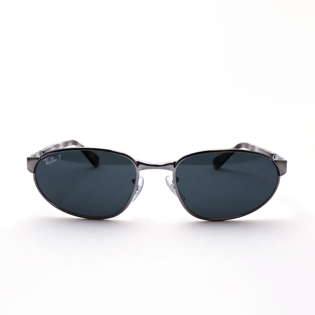 レイバン 偏光サングラス Ray-Ban RB3777 0043R 56 59 幾何学形 スクエア シルバー系