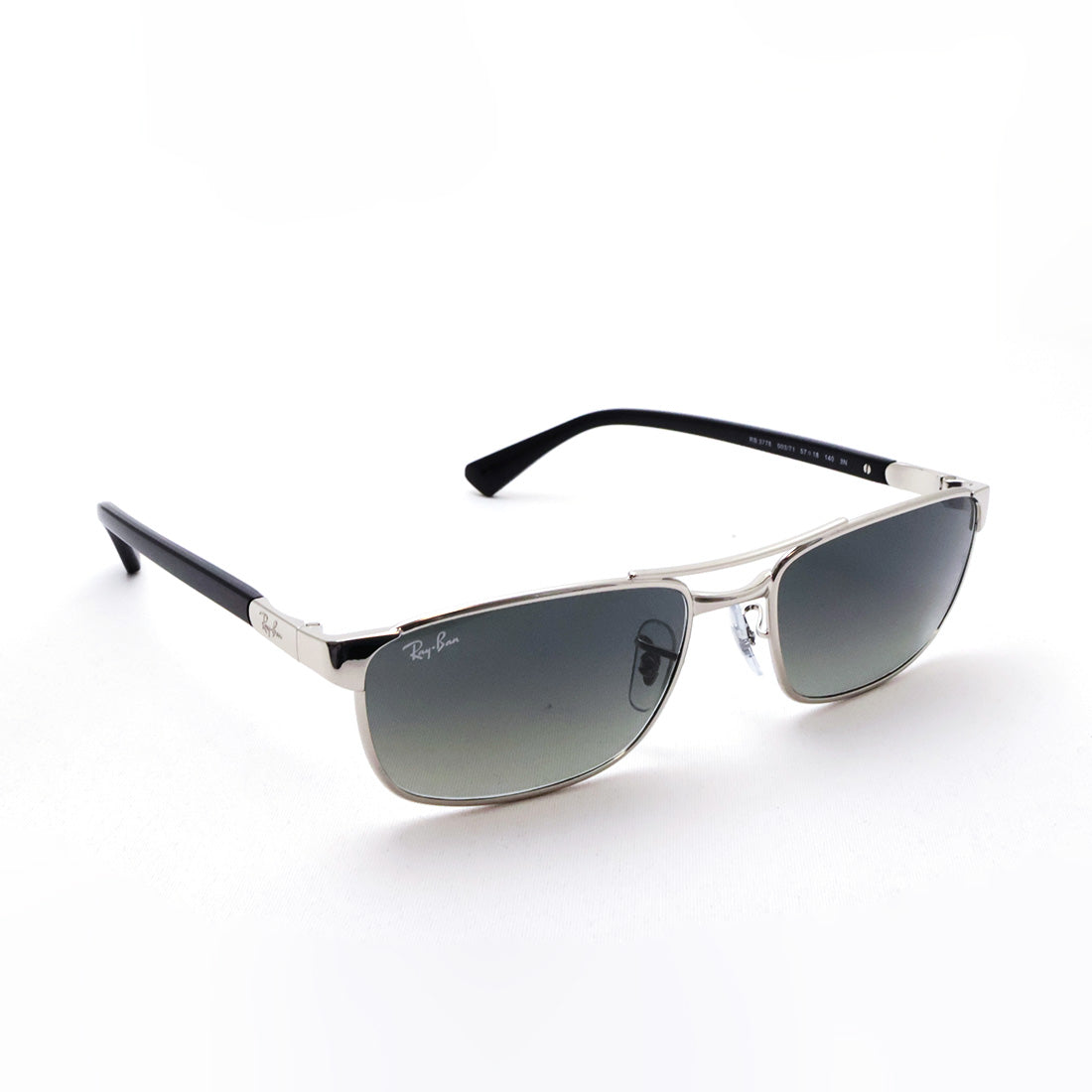 レイバン サングラス Ray-Ban RB3778 00371 57 60 幾何学形 ティアドロップ シルバー系