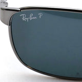 レイバン 偏光サングラス Ray-Ban RB3778 0043R 57 60 幾何学形 ティアドロップ シルバー系