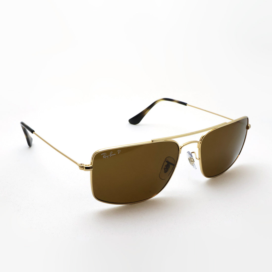 レイバン 偏光サングラス Ray-Ban RB3779 00157 56 59 Explorer 3 スクエア ゴールド系