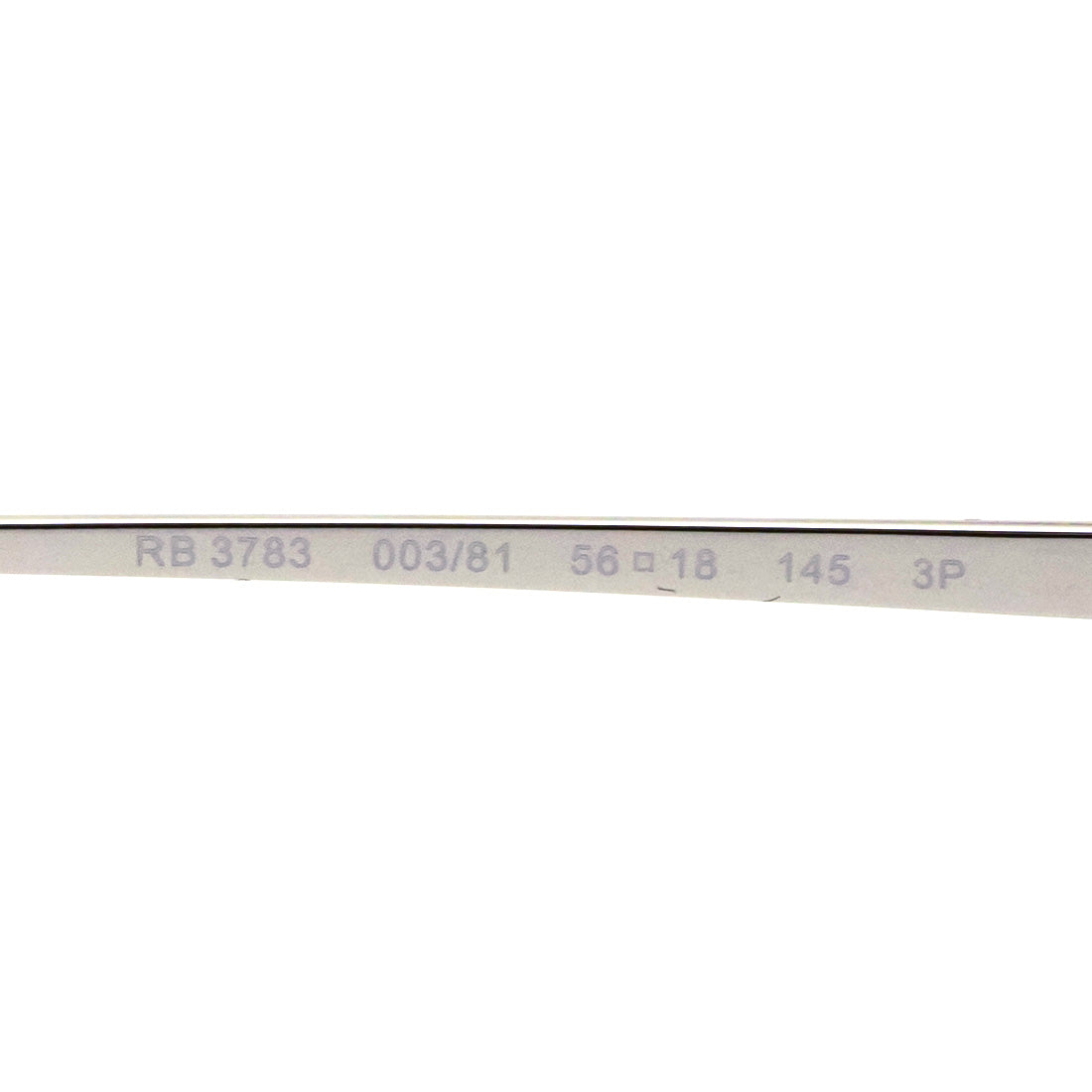 レイバン 偏光サングラス Ray-Ban RB3783 00381 53 56 Drea ドレア キャットアイ シルバー系
