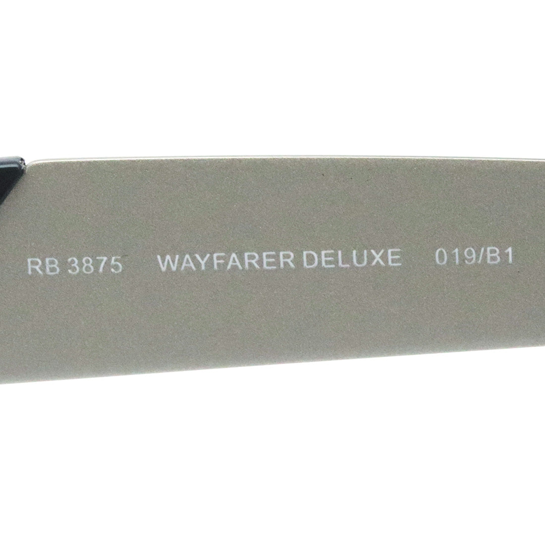 レイバン サングラス Ray-Ban WAYFARER DELUXE ウェイファーラー デラックス RB3875 019B1 53 56 スクエア