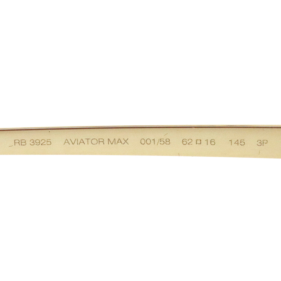 レイバン 偏光サングラス AVIATOR MAX アビエーター マックス Ray-Ban RB3925 00158 58 62