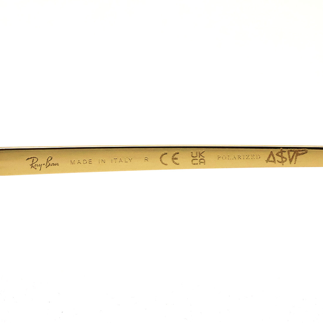 レイバン 偏光サングラス Ray-Ban RB3927 00158 54 A$AP ROCKY スクエア ゴールド系