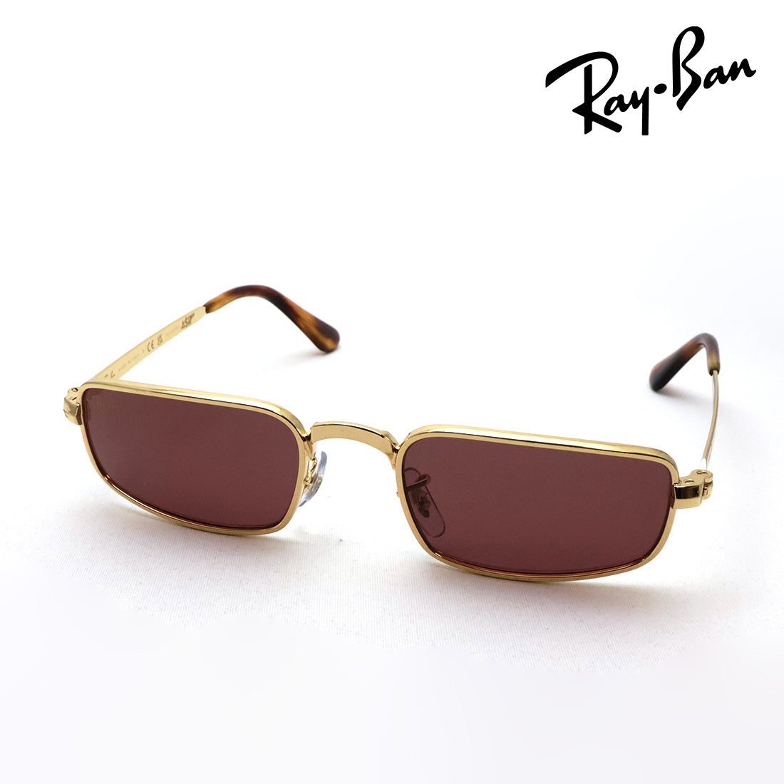 レイバン 偏光サングラス Ray-Ban RB3927 001AF 54 A$AP ROCKY スクエア ゴールド系
