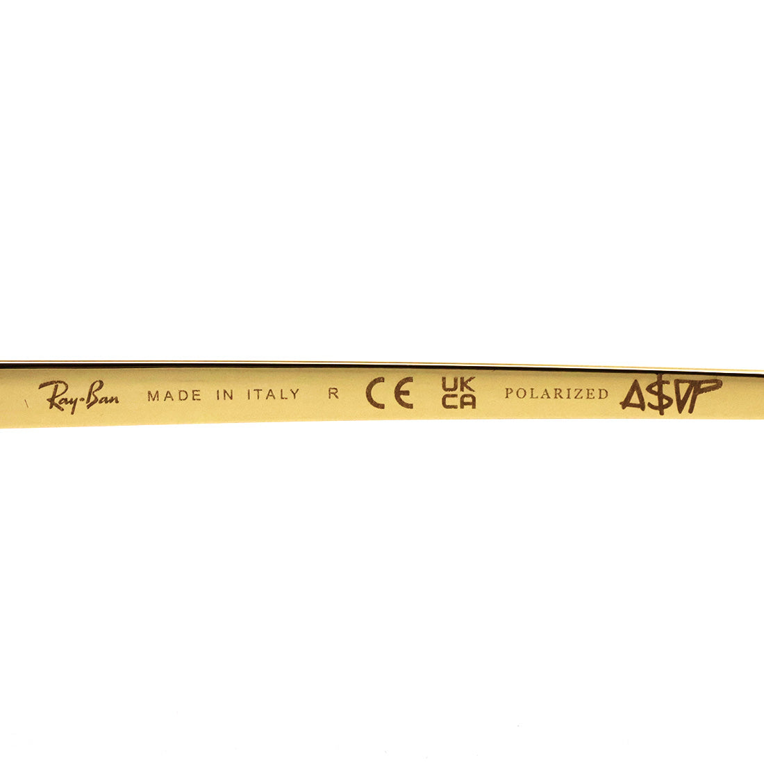 レイバン 偏光サングラス Ray-Ban RB3927 001AF 54 A$AP ROCKY スクエア ゴールド系