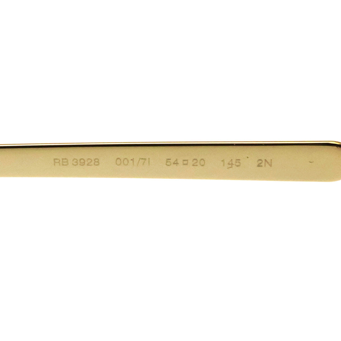 レイバン サングラス Ray-Ban RB3928 0017I 54 A$AP ROCKY リムレス スクエア ゴールド系