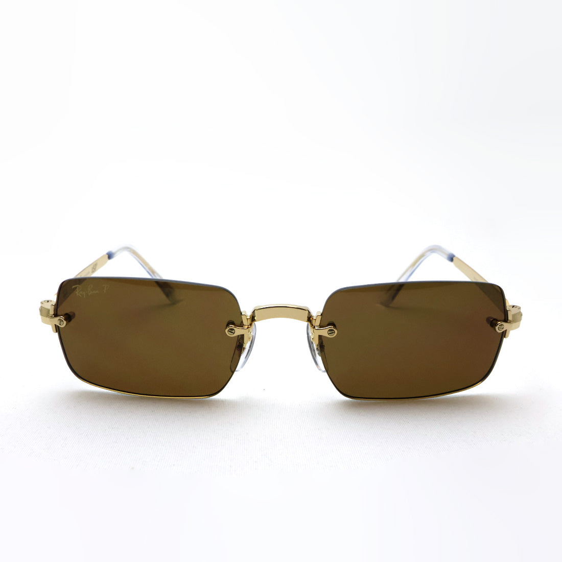 レイバン 偏光サングラス Ray-Ban RB3928 00183 54 A$AP ROCKY リムレス スクエア ゴールド系
