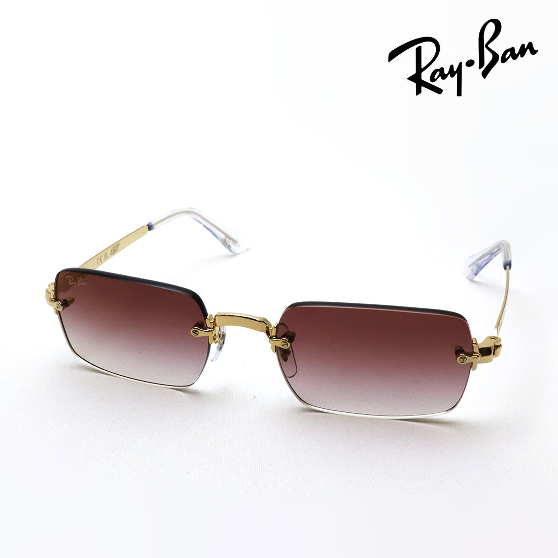 レイバン サングラス Ray-Ban RB3928 0018H 54 A$AP ROCKY リムレス スクエア ゴールド系