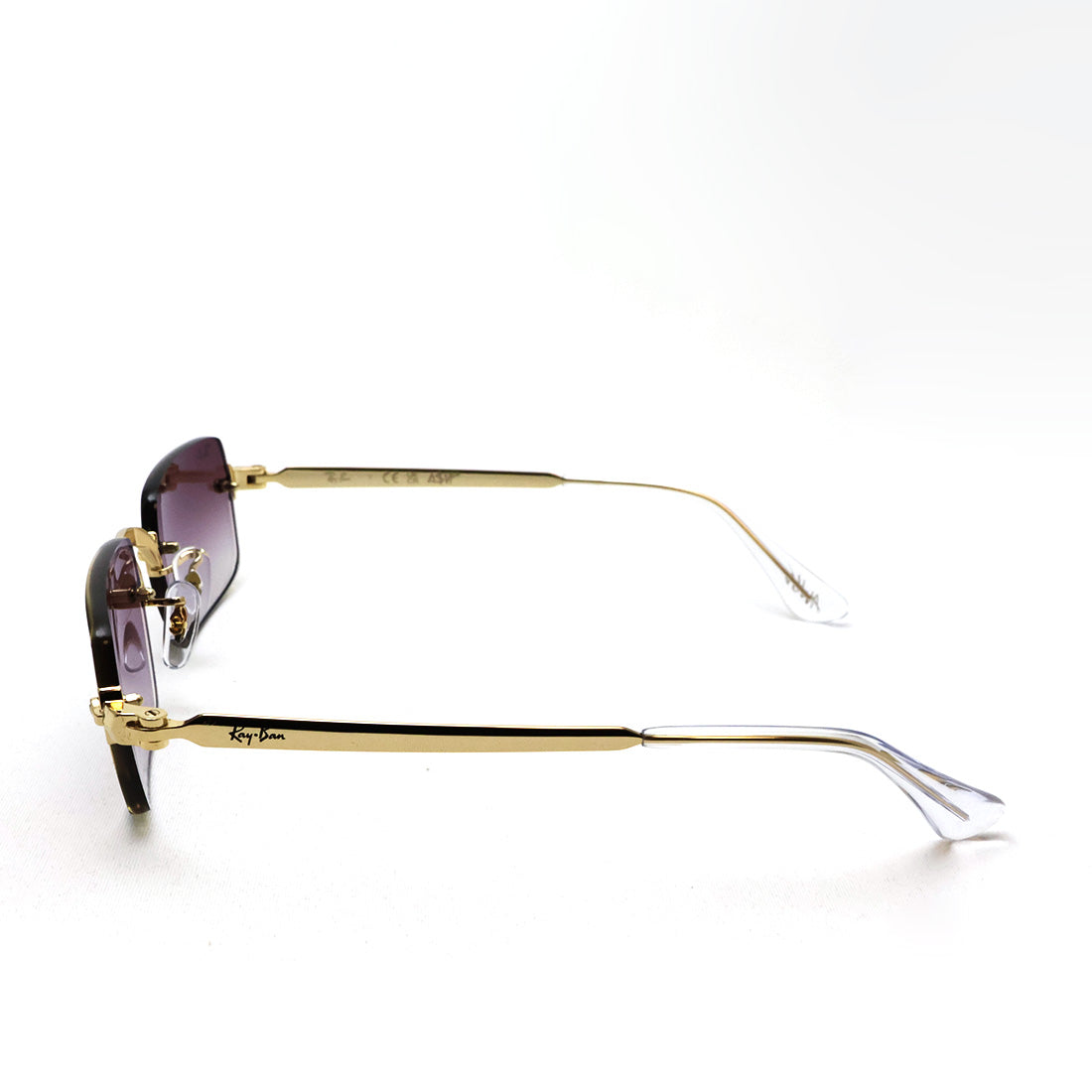 レイバン サングラス Ray-Ban RB3928 0018H 54 A$AP ROCKY リムレス スクエア ゴールド系