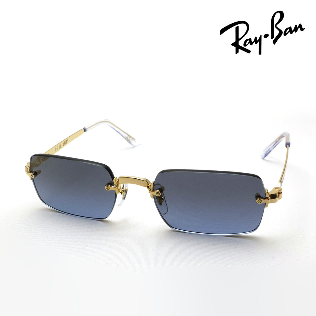 レイバン サングラス Ray-Ban RB3928 001S2 54 A$AP ROCKY リムレス スクエア ゴールド系