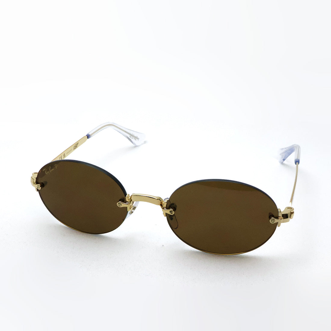 レイバン 偏光サングラス Ray-Ban RB3929 00183 54 A$AP ROCKY リムレス オーバル ゴールド系