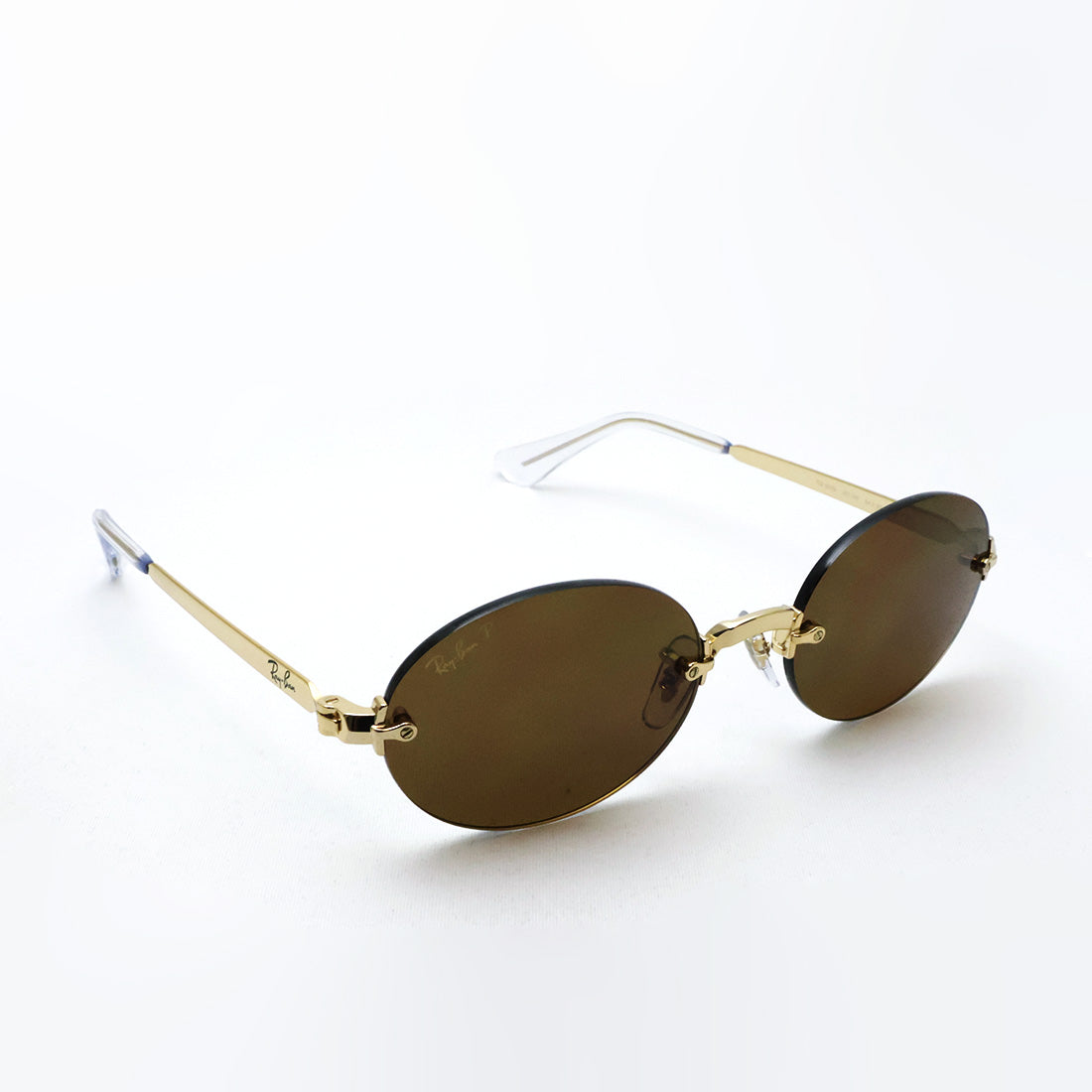 レイバン 偏光サングラス Ray-Ban RB3929 00183 54 A$AP ROCKY リムレス オーバル ゴールド系