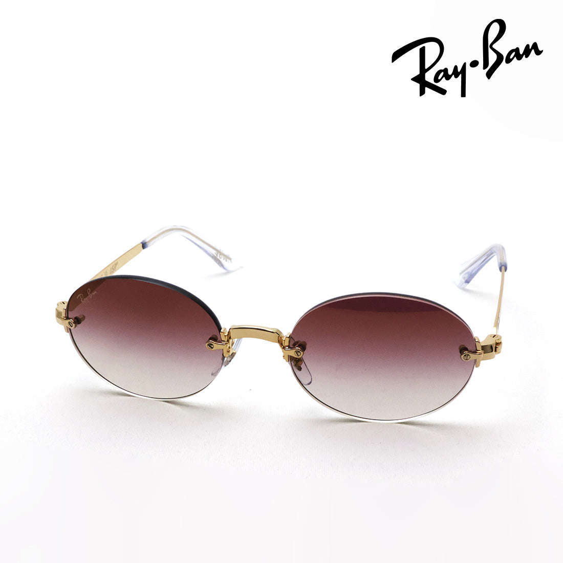 レイバン サングラス Ray-Ban RB3929 0018H 54 A$AP ROCKY リムレス オーバル ゴールド系