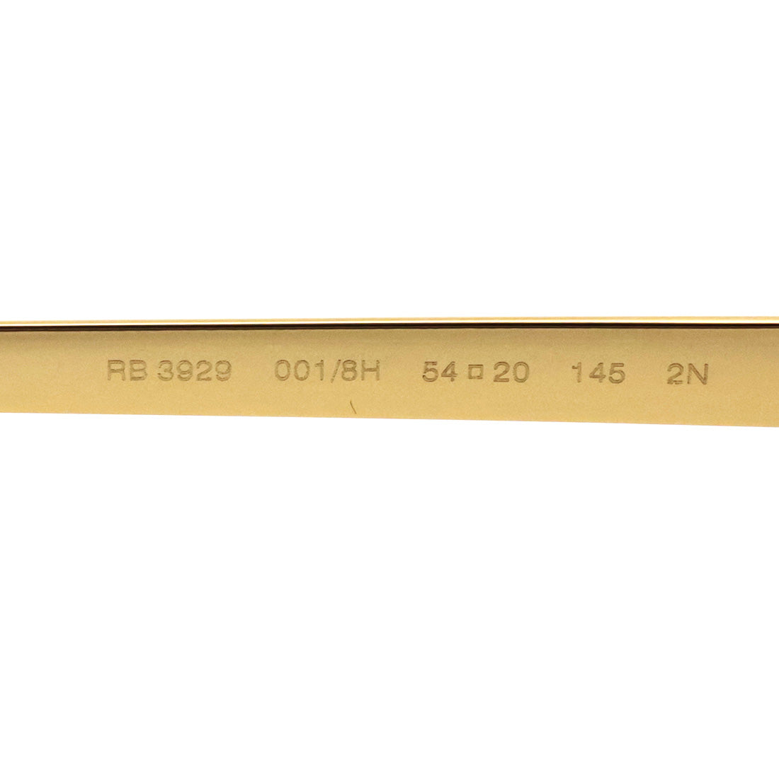 レイバン サングラス Ray-Ban RB3929 0018H 54 A$AP ROCKY リムレス オーバル ゴールド系