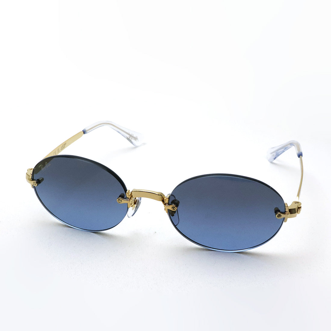レイバン サングラス Ray-Ban RB3929 001S2 54 A$AP ROCKY リムレス オーバル ゴールド系