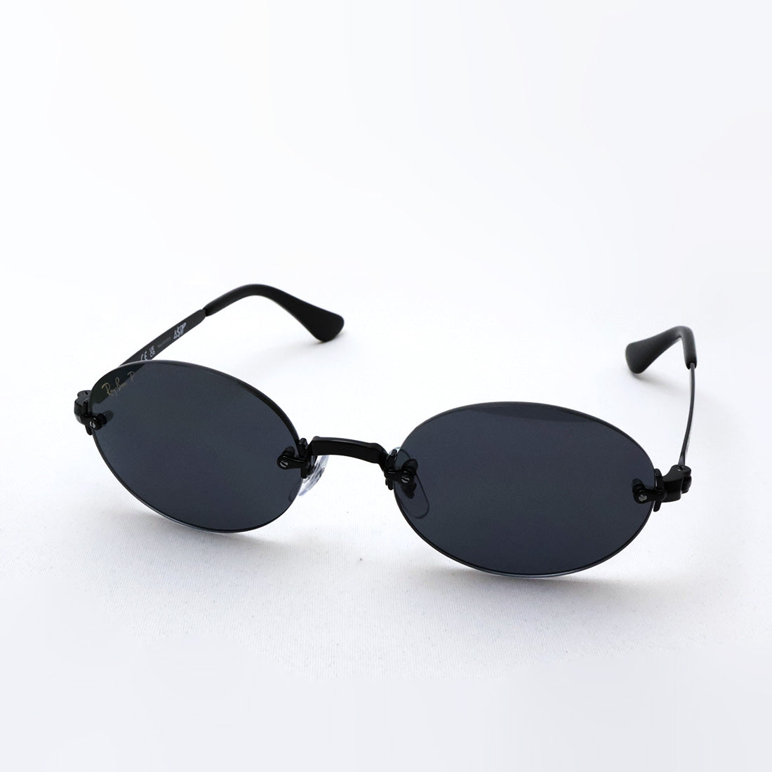 レイバン 偏光サングラス Ray-Ban RB3929 00281 54 A$AP ROCKY リムレス オーバル ブラック系