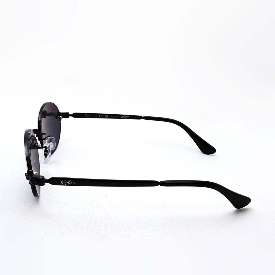レイバン 偏光サングラス Ray-Ban RB3929 00281 54 A$AP ROCKY リムレス オーバル ブラック系