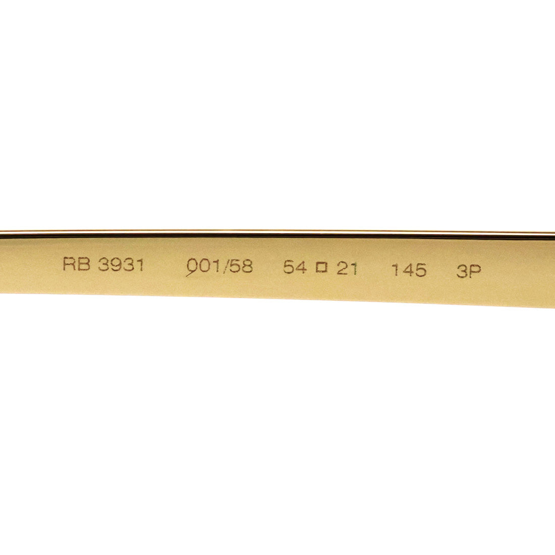 レイバン 偏光サングラス Ray-Ban RB3931 00158 54 A$AP ROCKY オーバル ゴールド系