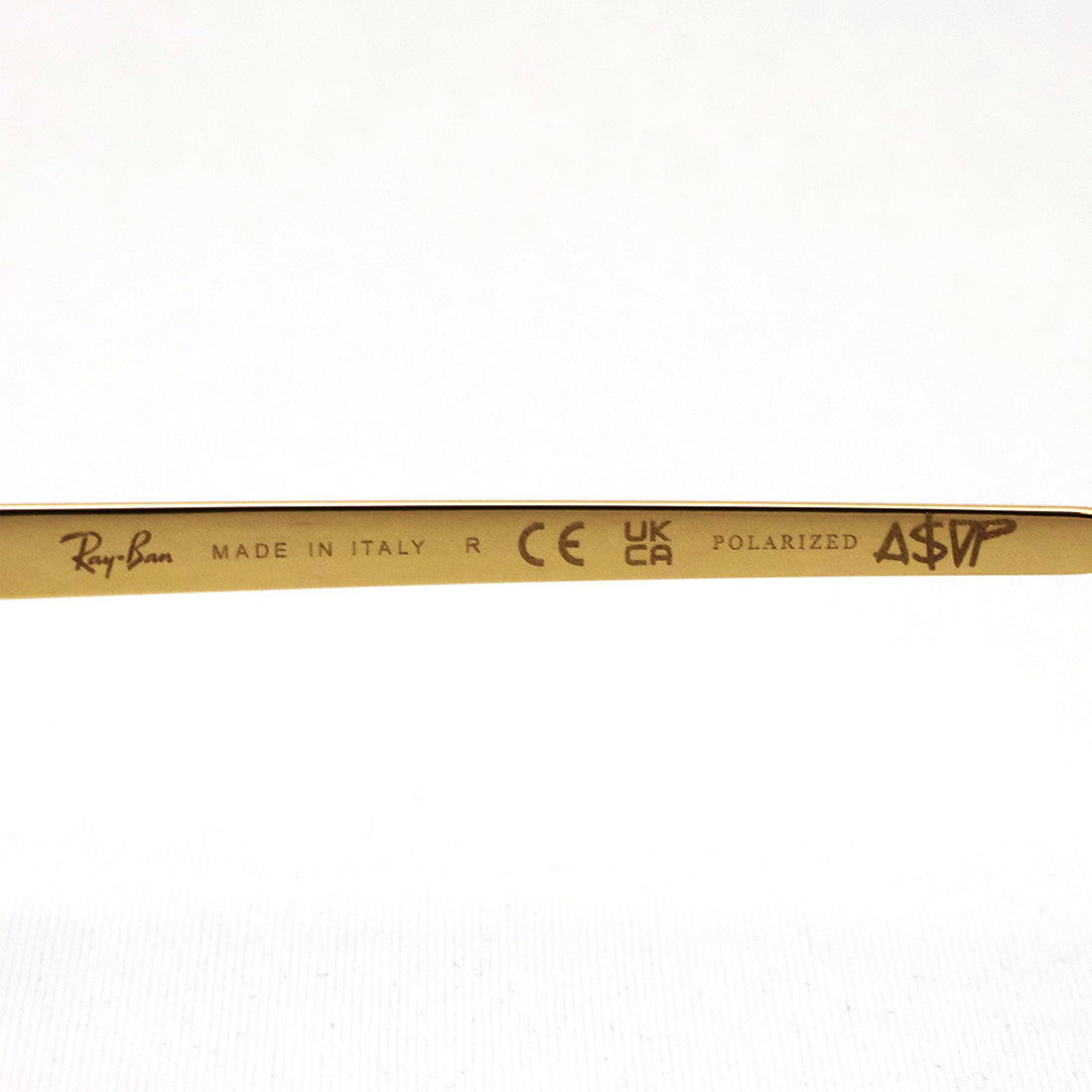 レイバン 偏光サングラス Ray-Ban RB3931 001AF 54 A$AP ROCKY オーバル ゴールド系