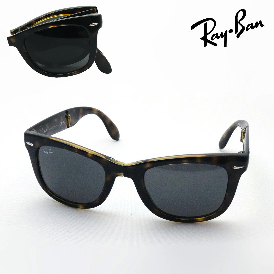 レイバン サングラス Ray-Ban ウェイファーラー 折りたたみ RB4105 710B1 50 ウェリントン