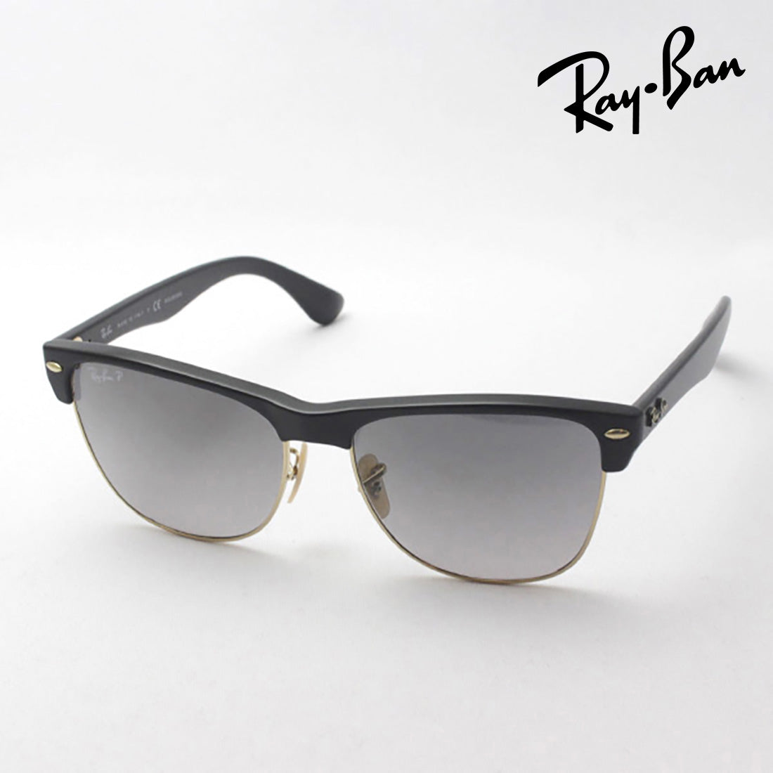 Ray-Ban Polarized Sunglasses RAY-BAN RB4175 877m3 Over-sized Club Master