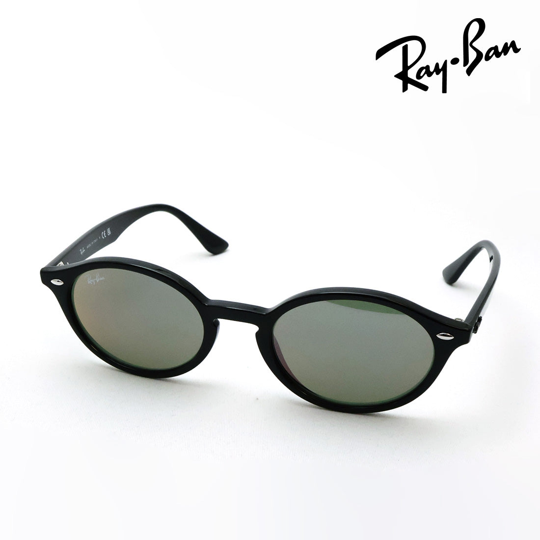 レイバン サングラス Ray-Ban RB4315 60139 51 ミラー オーバル ブラック系
