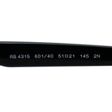 レイバン サングラス Ray-Ban RB4315 60140 51 ミラー オーバル ブラック系