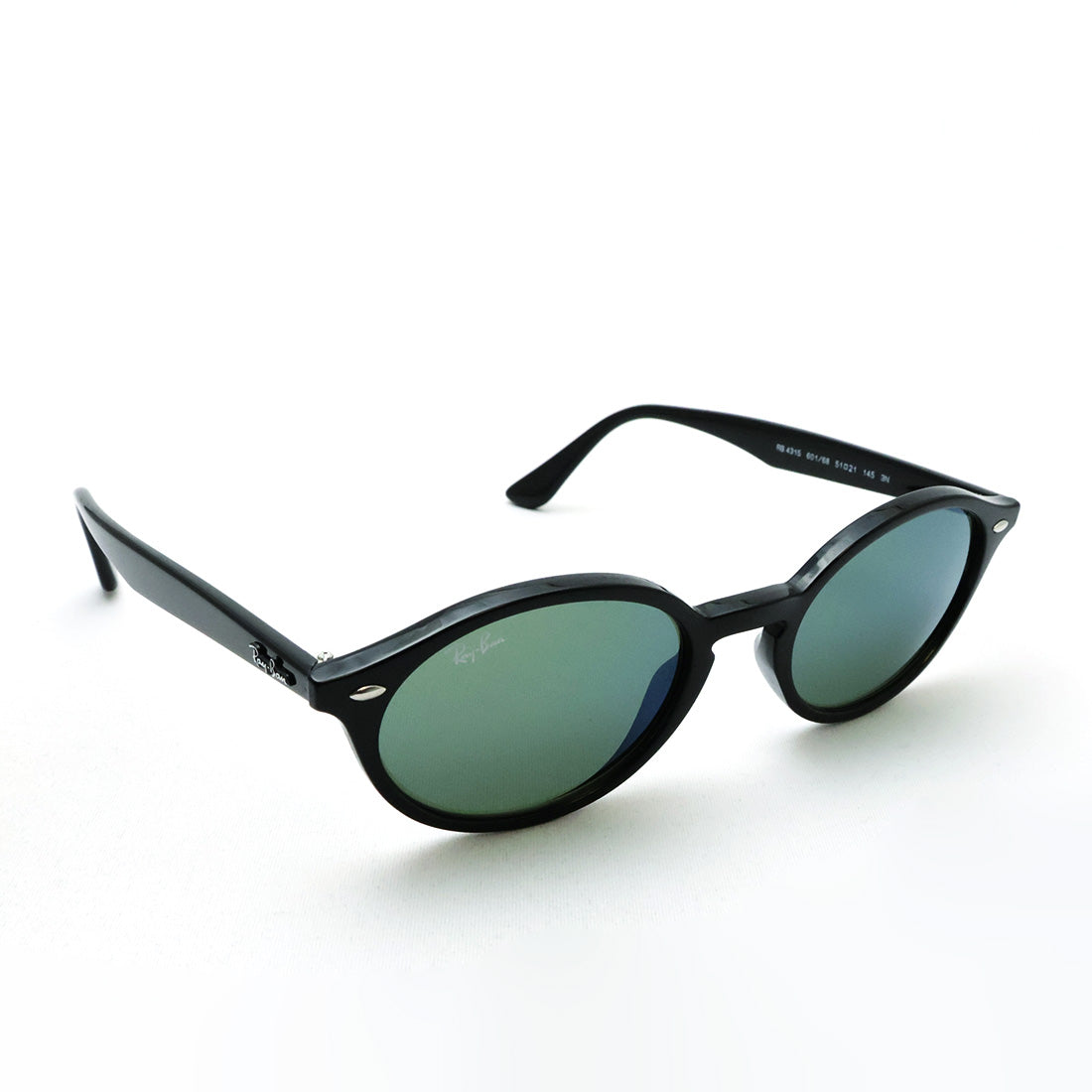 レイバン サングラス Ray-Ban RB4315 60168 51 ミラー オーバル ブラック系
