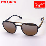 射线阳台偏光太阳镜雷 - 河RB4321CH 710A2 CROMANCE