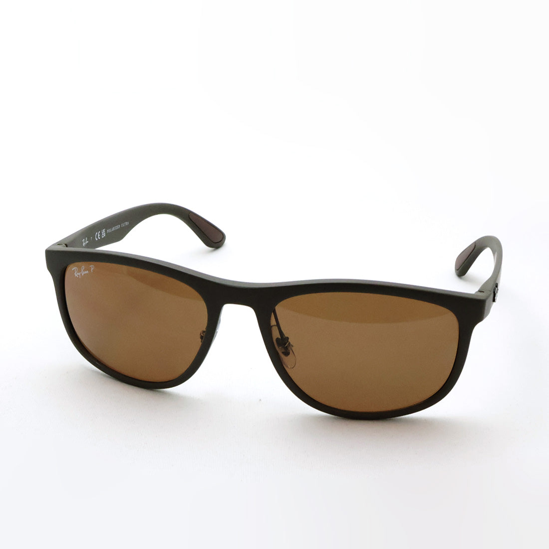レイバン 偏光サングラス Ray-Ban RB4468 6124BB 59 LITEFORCE スクエア ブラウン系