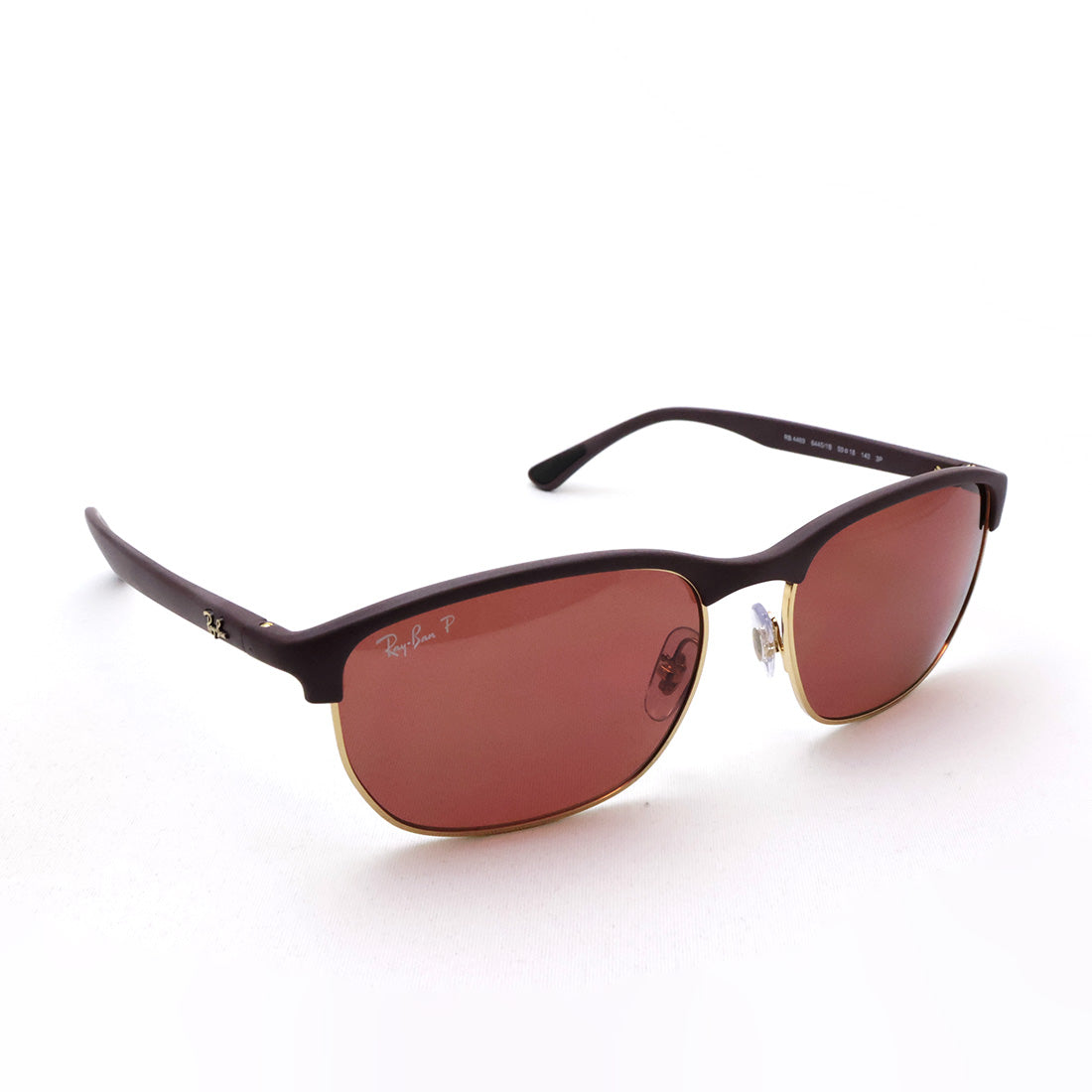 レイバン 偏光サングラス Ray-Ban RB4469 64451B 59 LITEFORCE スクエア レッド系