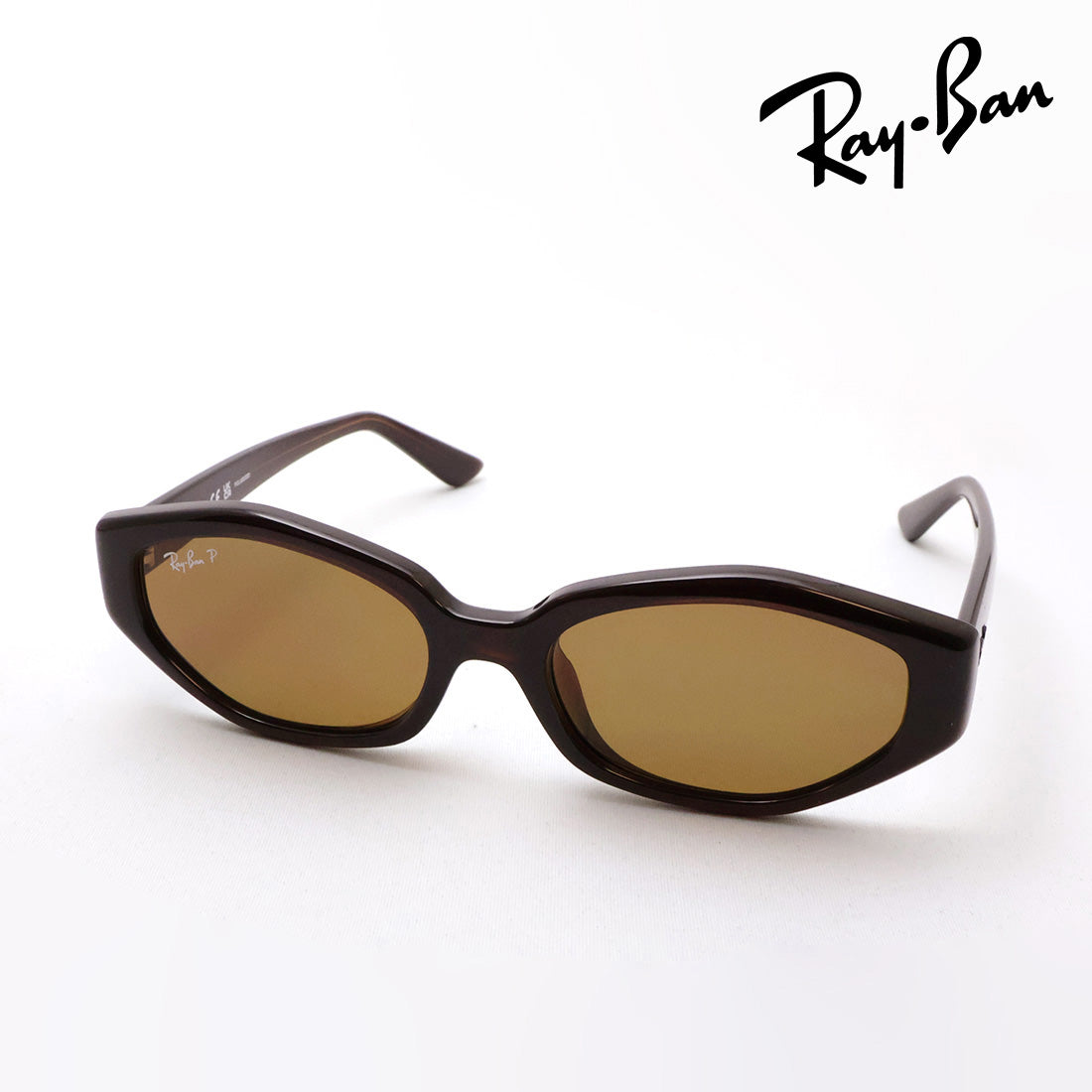 レイバン 偏光サングラス Ray-Ban RB4473D 71483 56 幾何学形 ジオメトリック スクエア ブラウン系