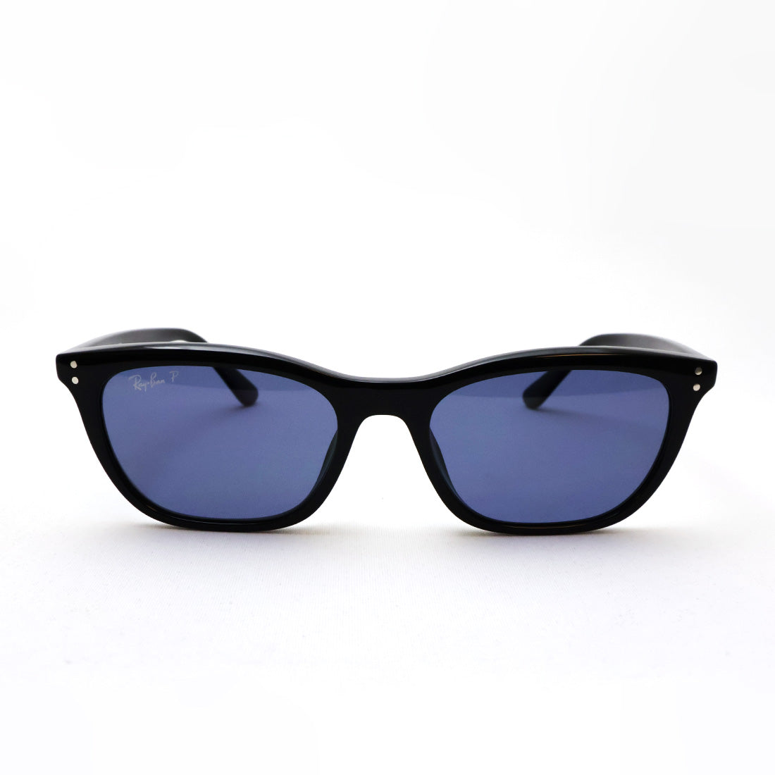 レイバン 偏光サングラス Ray-Ban RB4474D 9012V 54 幾何学形 キャットアイ ブラック系