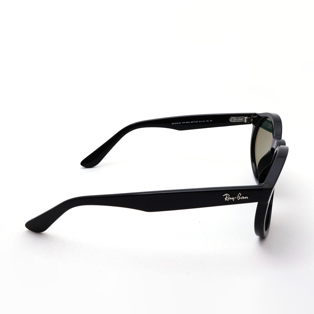 レイバン サングラス Ray-Ban RBR0505S 6677VR 52 REVERSE リバース ラウンド ブラック系