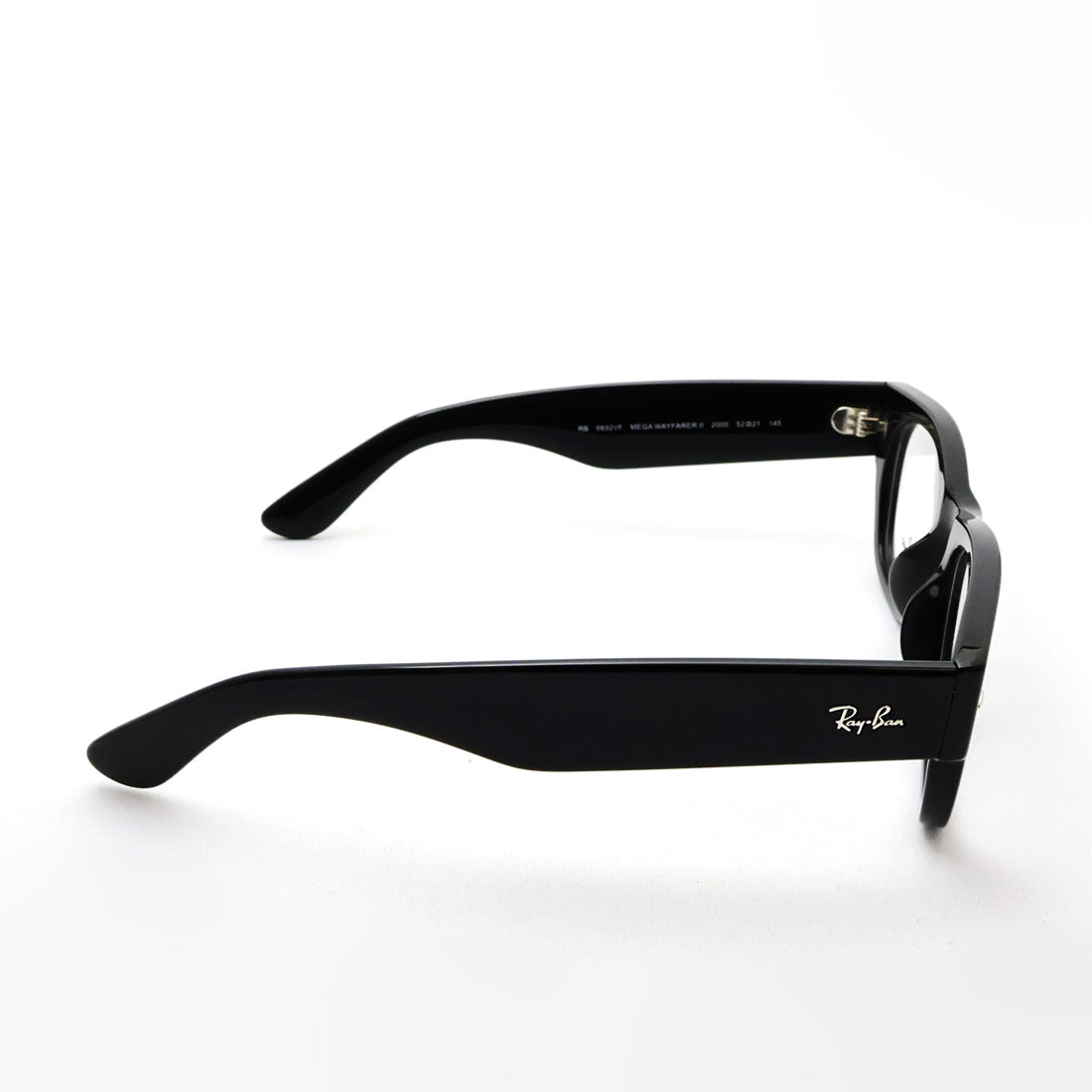 レイバン メガネ Ray-Ban RX0832VF 2000 52 MEGA WAYFARER II スクエア ブラック系