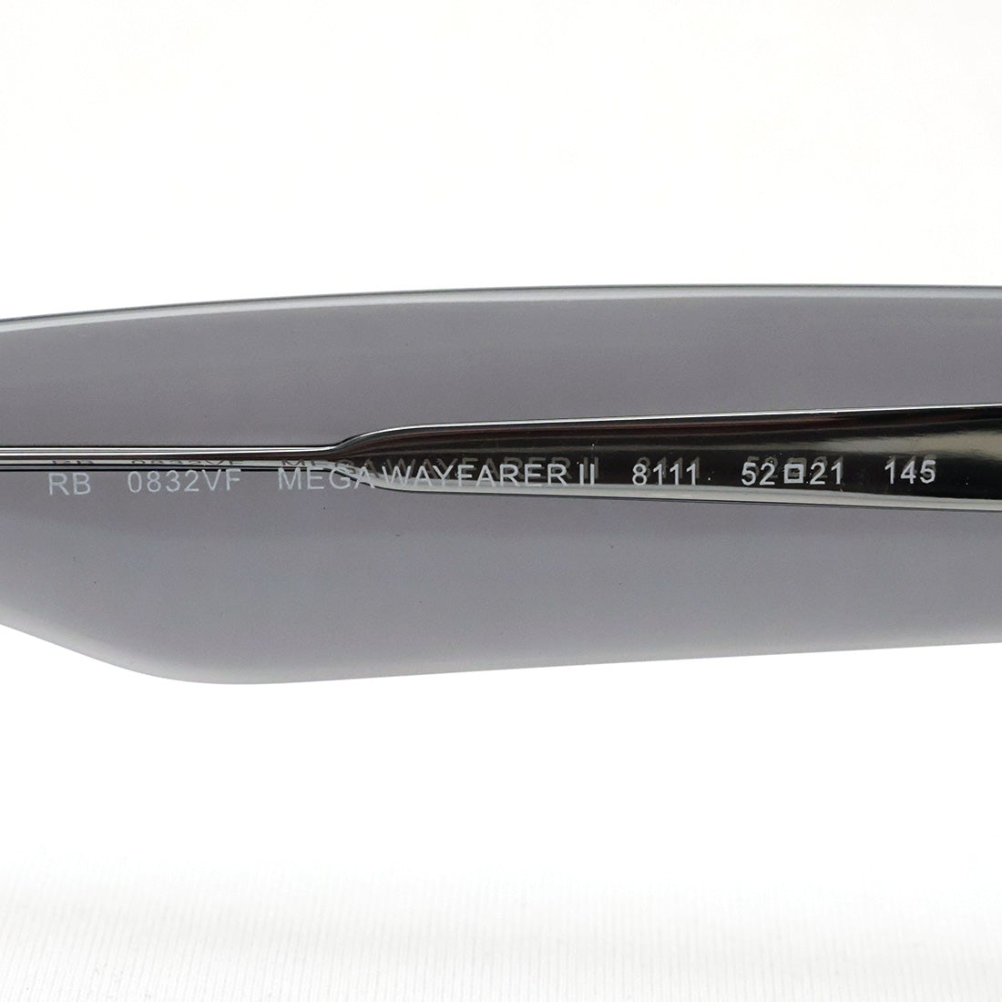 レイバン メガネ Ray-Ban RX0832VF 8111 52 MEGA WAYFARER II スクエア グレー系