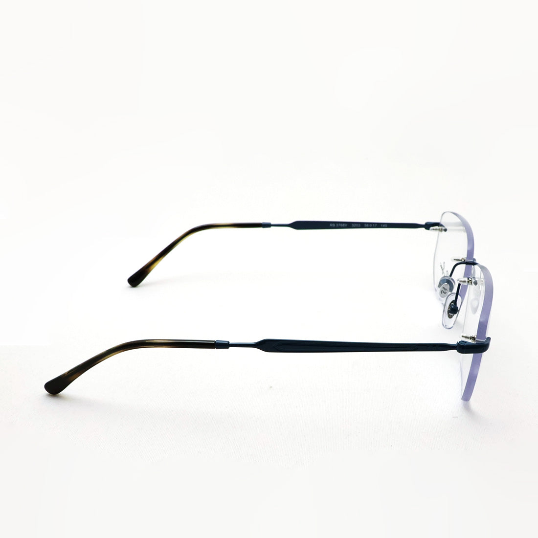 レイバン メガネ Ray-Ban RX3768V 3203 54 56 スクエア リムレス