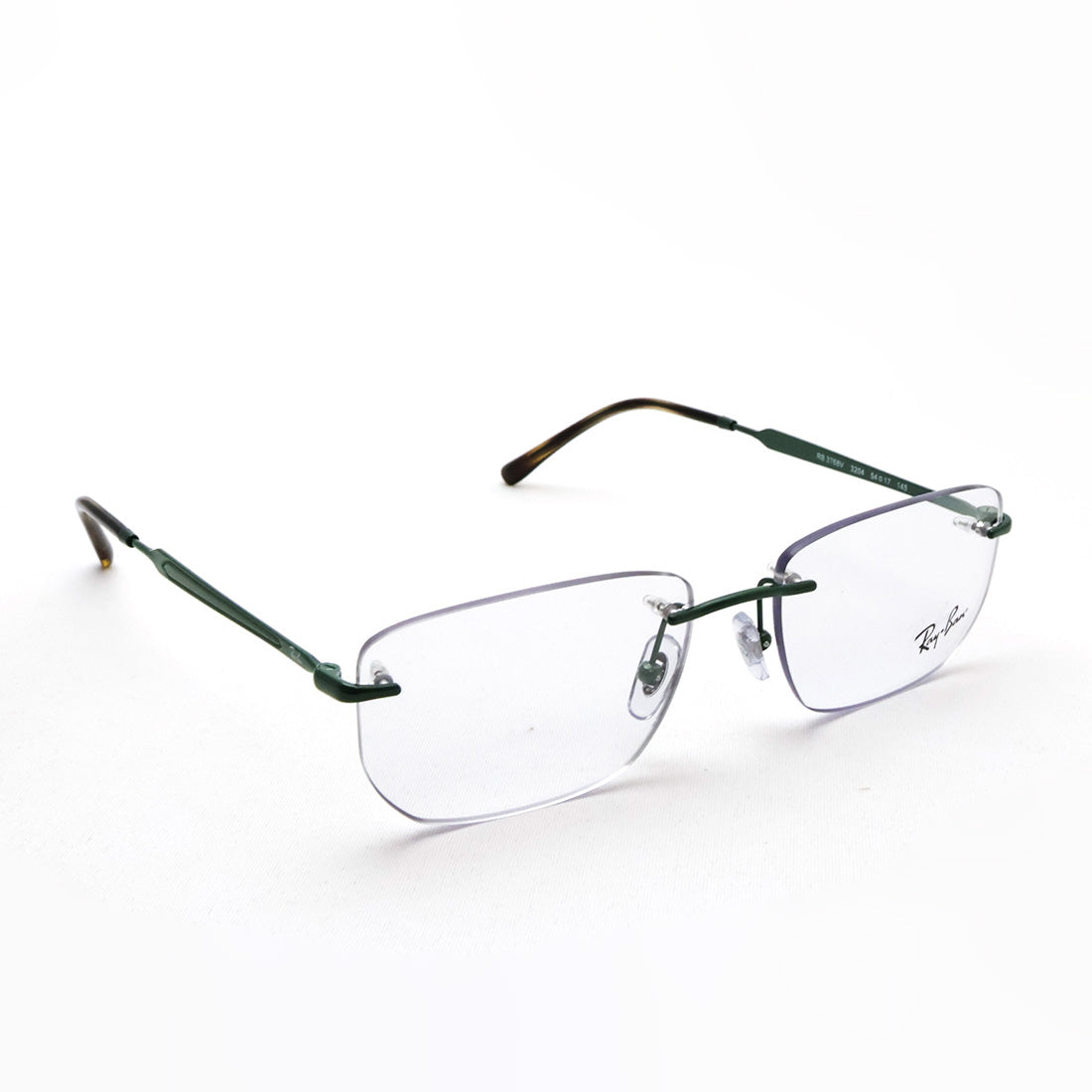 レイバン メガネ Ray-Ban RX3768V 3204 54 56 スクエア リムレス