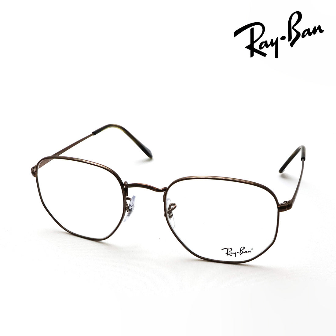 レイバン メガネ Ray-Ban RX6448 2511 スクエア ヘキサゴン ブラウン系