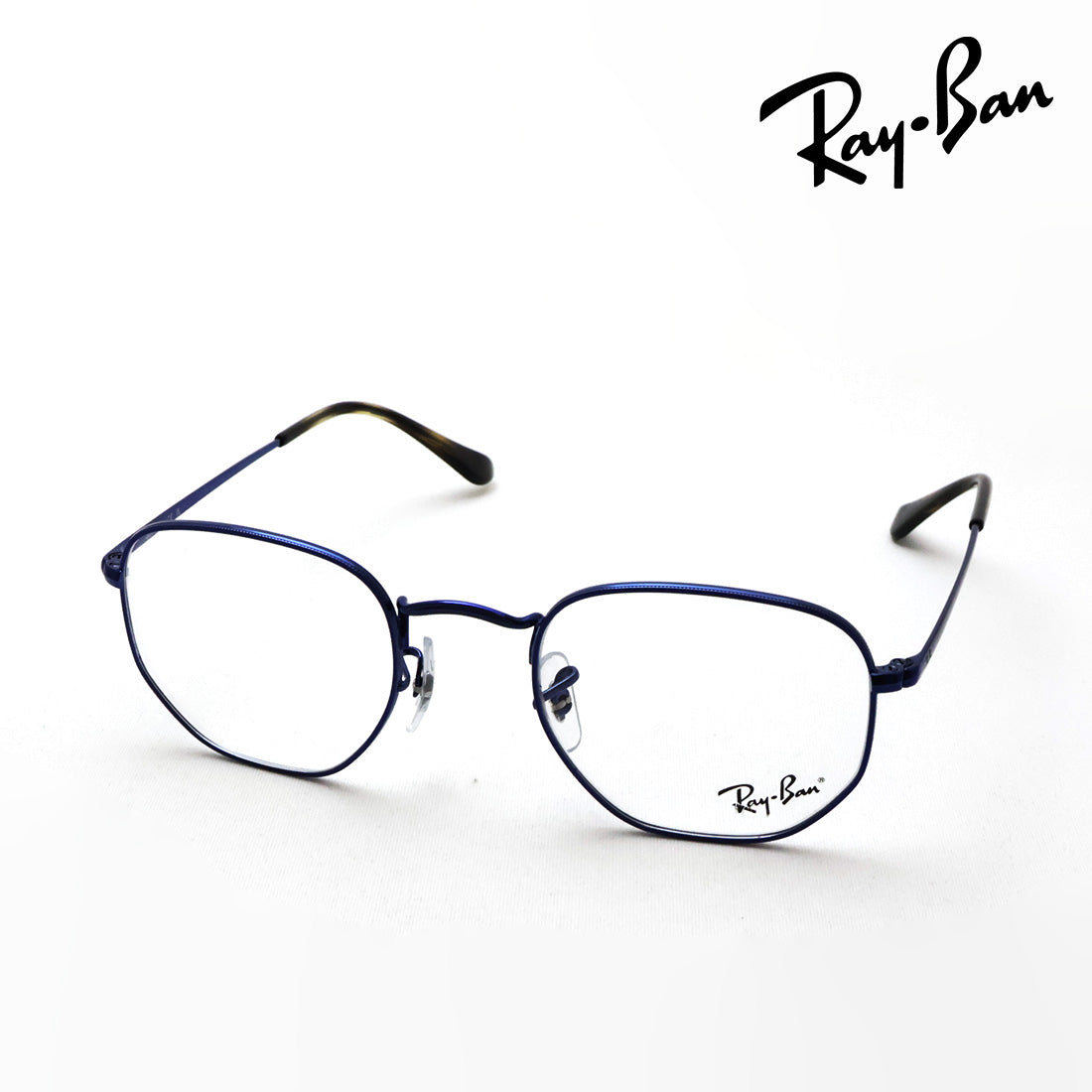 レイバン メガネ Ray-Ban RX6448 2520 スクエア ヘキサゴン ブルー系