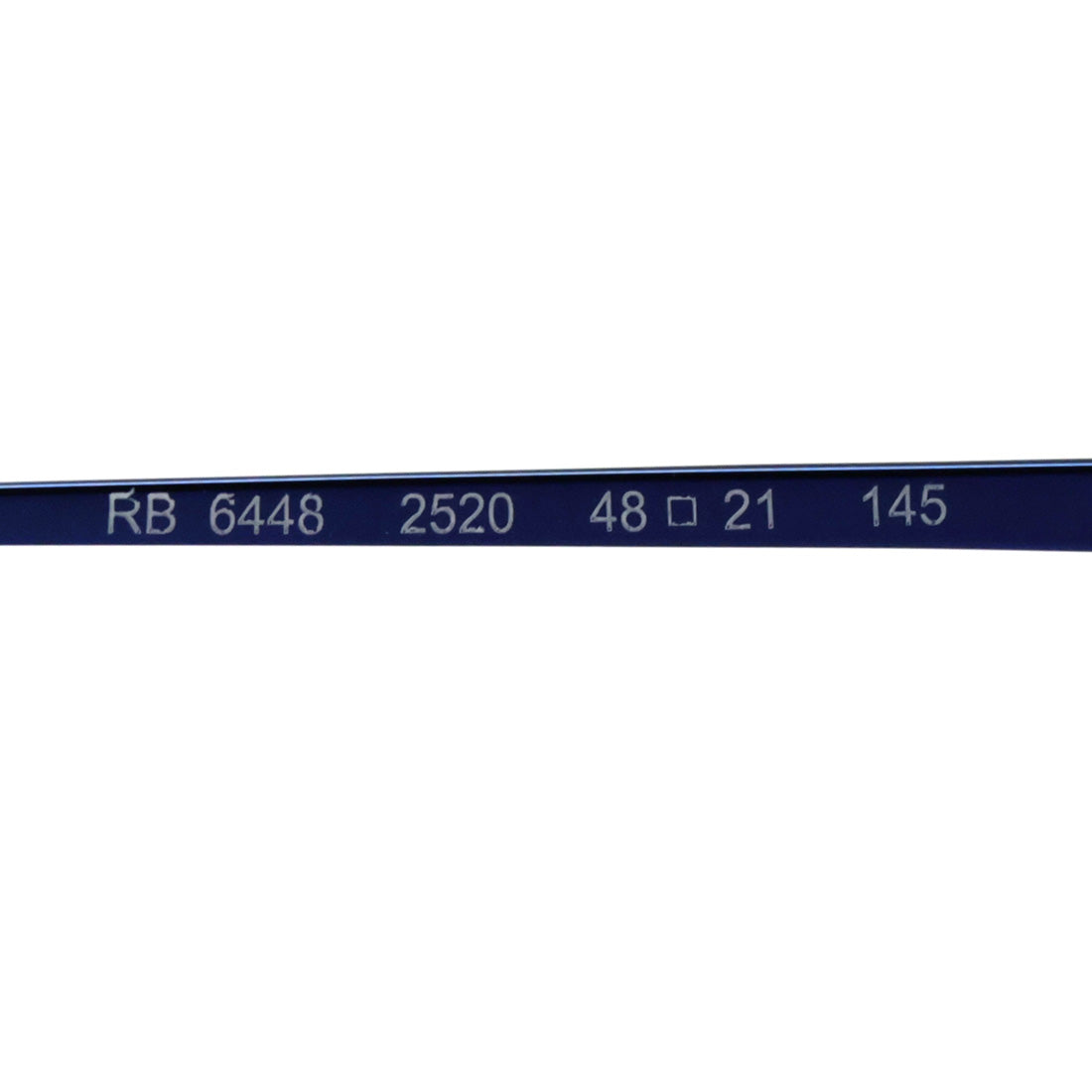 レイバン メガネ Ray-Ban RX6448 2520 スクエア ヘキサゴン ブルー系