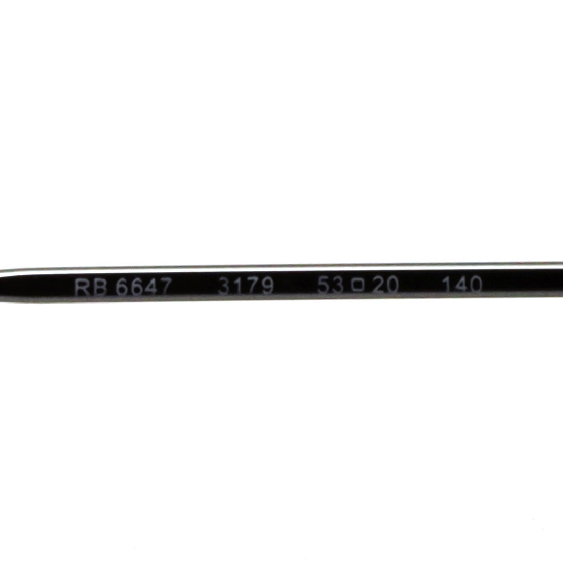 レイバン メガネ Ray-Ban RX6647 3179 53 55