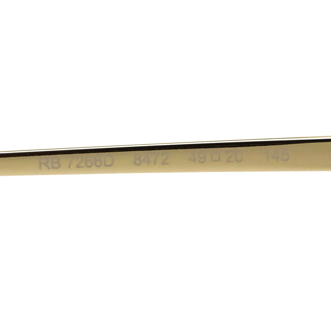 レイバン メガネ Ray-Ban RX7266D 8472 49 ボストン トータス系