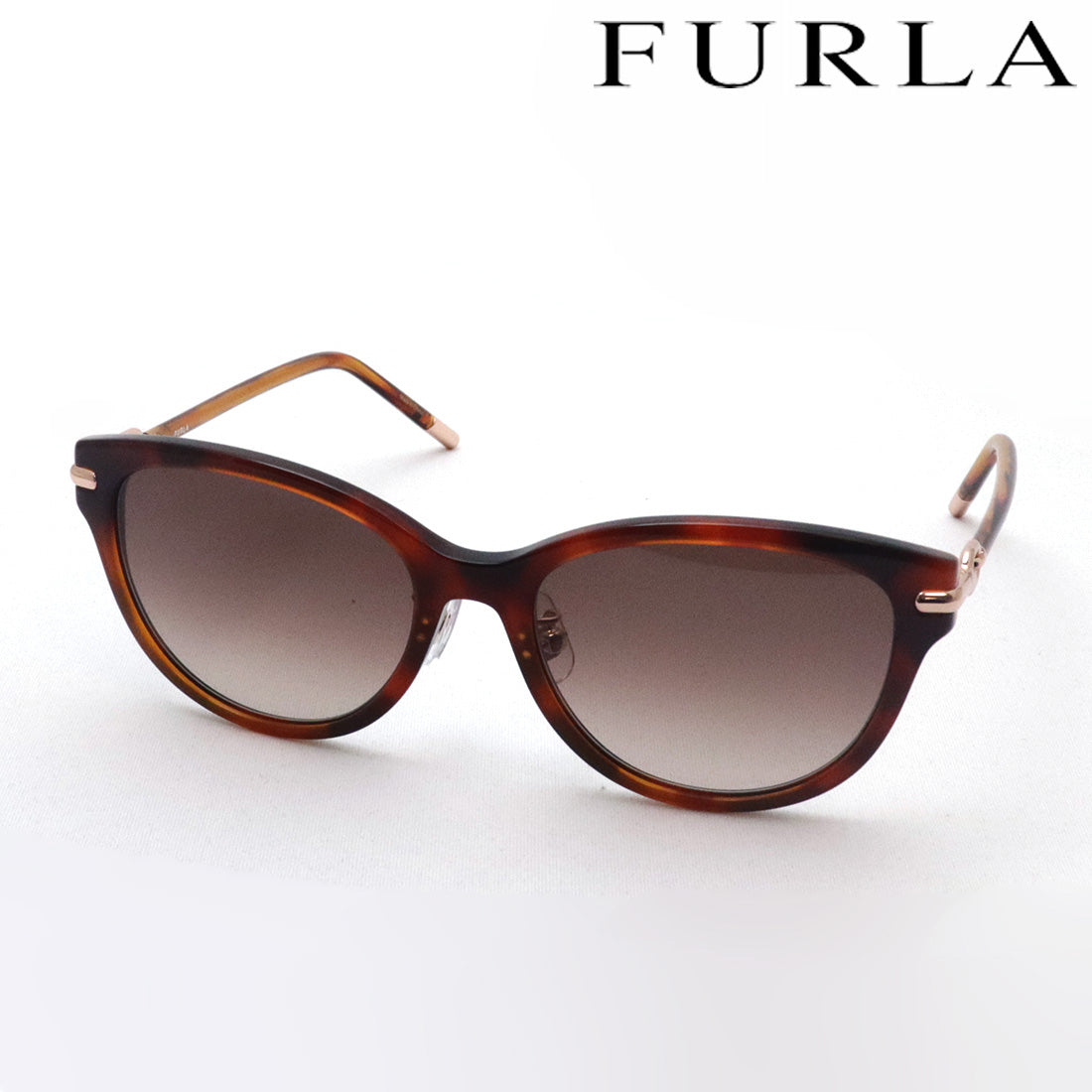 ♡美品♡ FURLA フルラ サングラス SFU745Jブラウン 楽天市場】FURLA フルラサングラス SFU745J 6MY (シャイニー