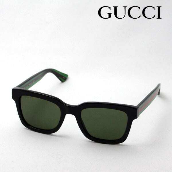 Gucci GG0001S Sunglasses - Black/Green (002)