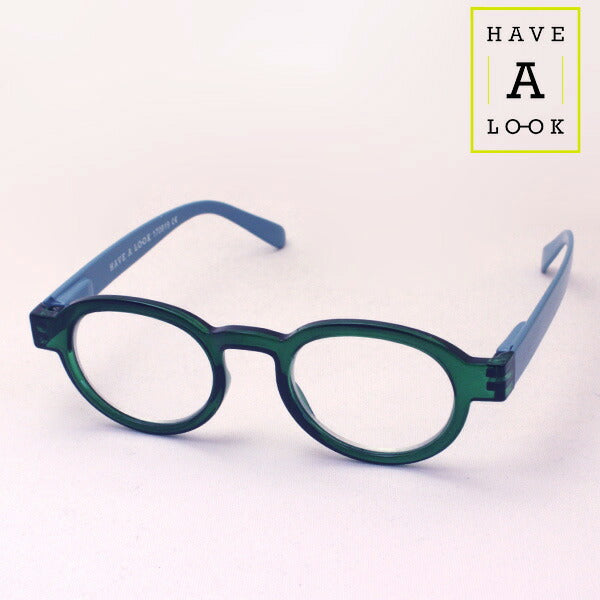 Hub Arrouch Tenga un vistazo a Reading Glass Circle Twist Green Light Blue