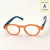 Hub Arrouch Tenga un vistazo a Reading Glass Circle Twist Orange Blue