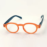 Hub Arrouch Tenga un vistazo a Reading Glass Circle Twist Orange Blue