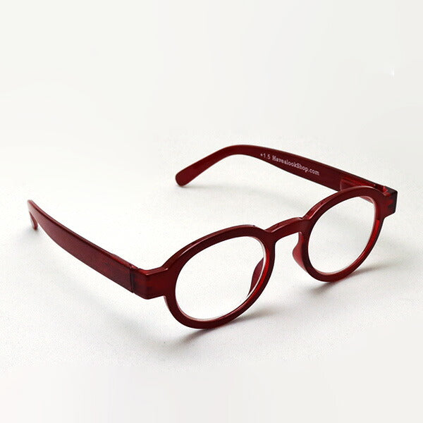 Hub Arrouch HAVE A LOOK Reading Glass Circle Twist Red